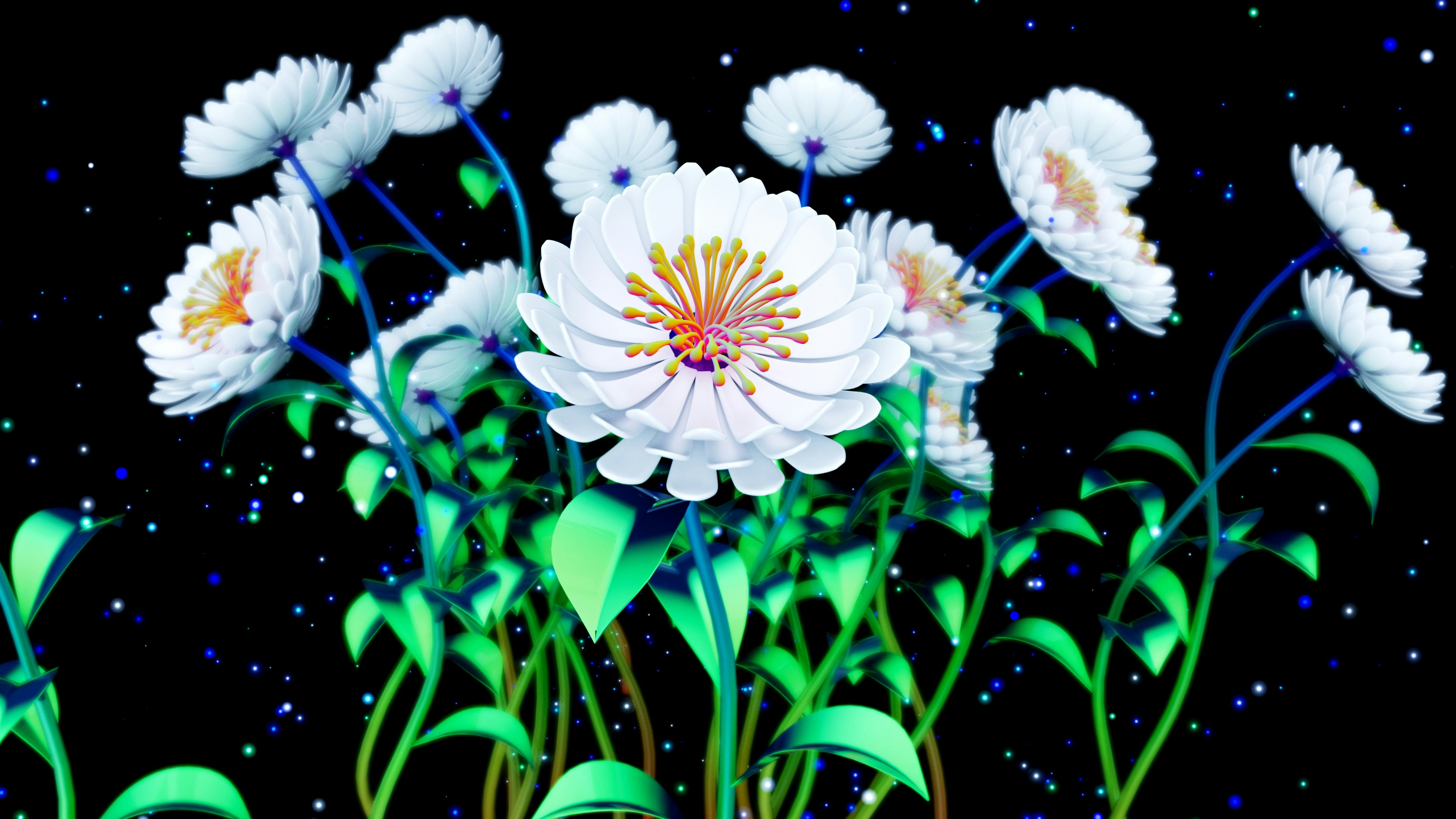 abstract floral wallpaper, wallpaper, Abstract Flower Art Wallpaper: Transform Your Digital Aesthetic 5