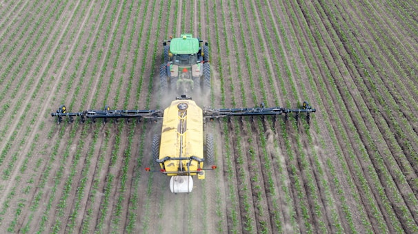 a machine in the field