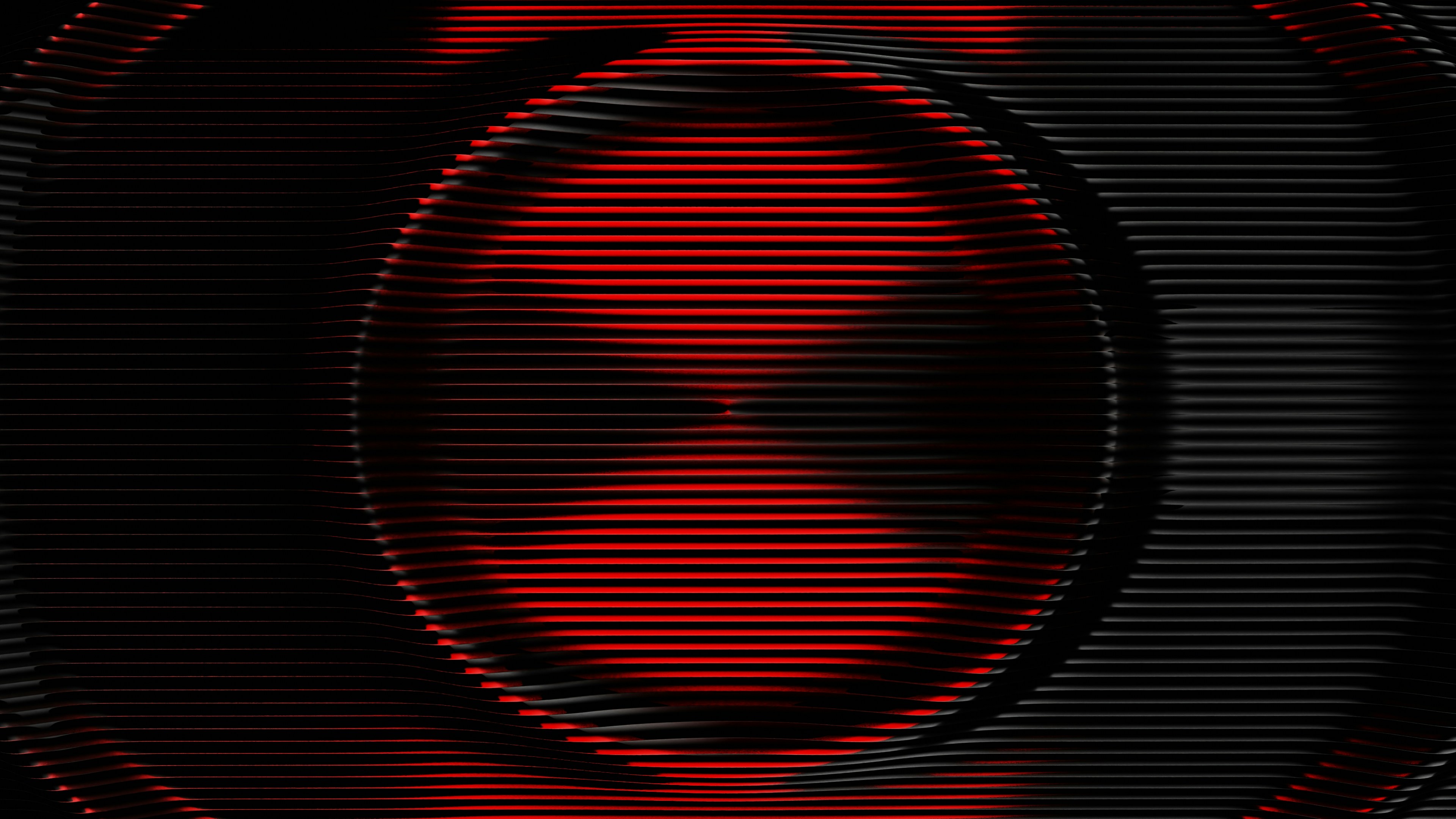 a red and black logo