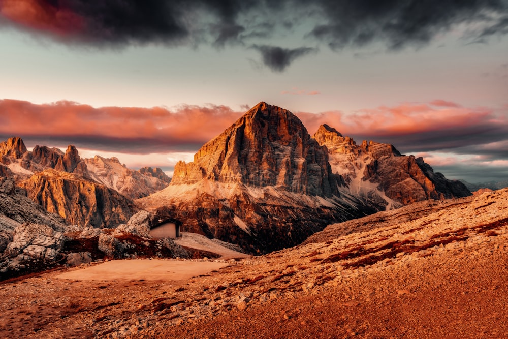 a rocky mountain range