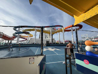 a person sitting on a boat