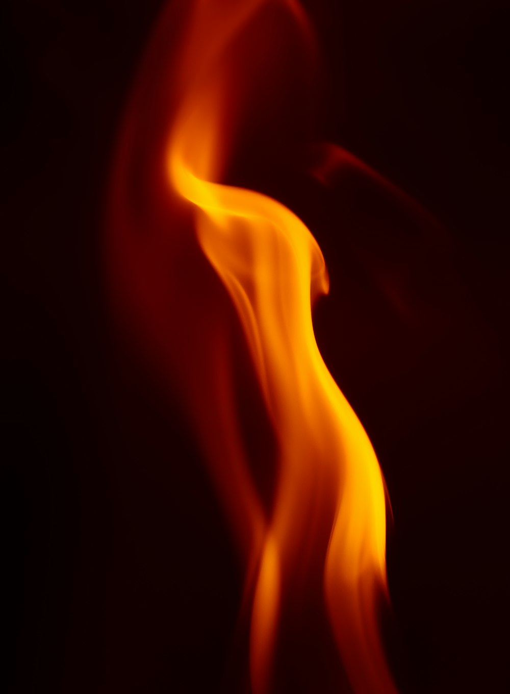 a close-up of a flame