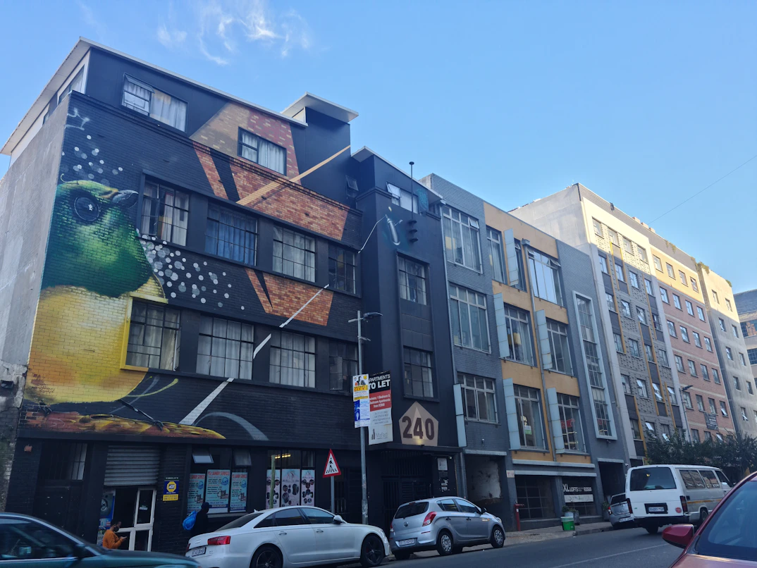 Colorful street art in Johannesburg