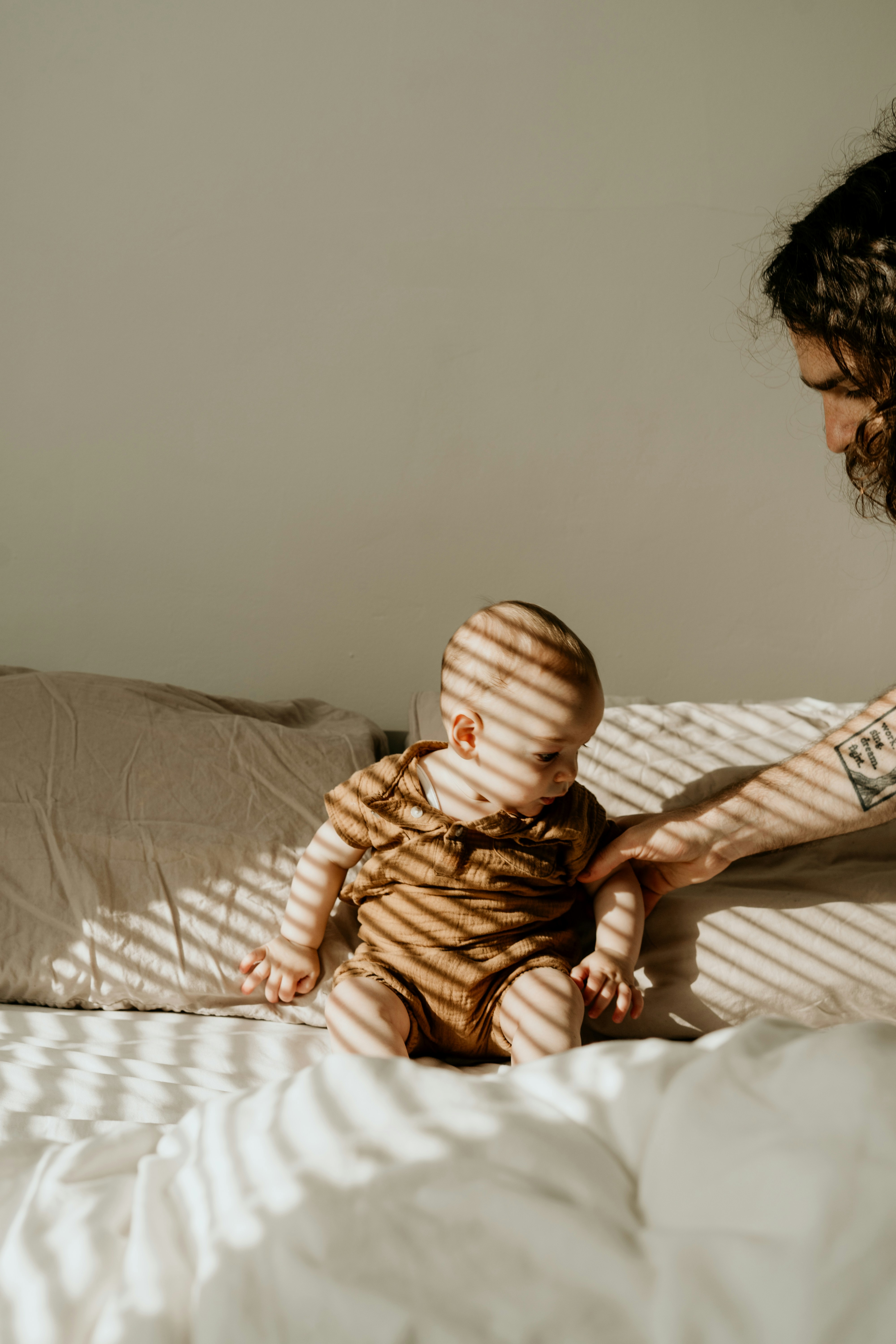 Bayi di tempat tidur