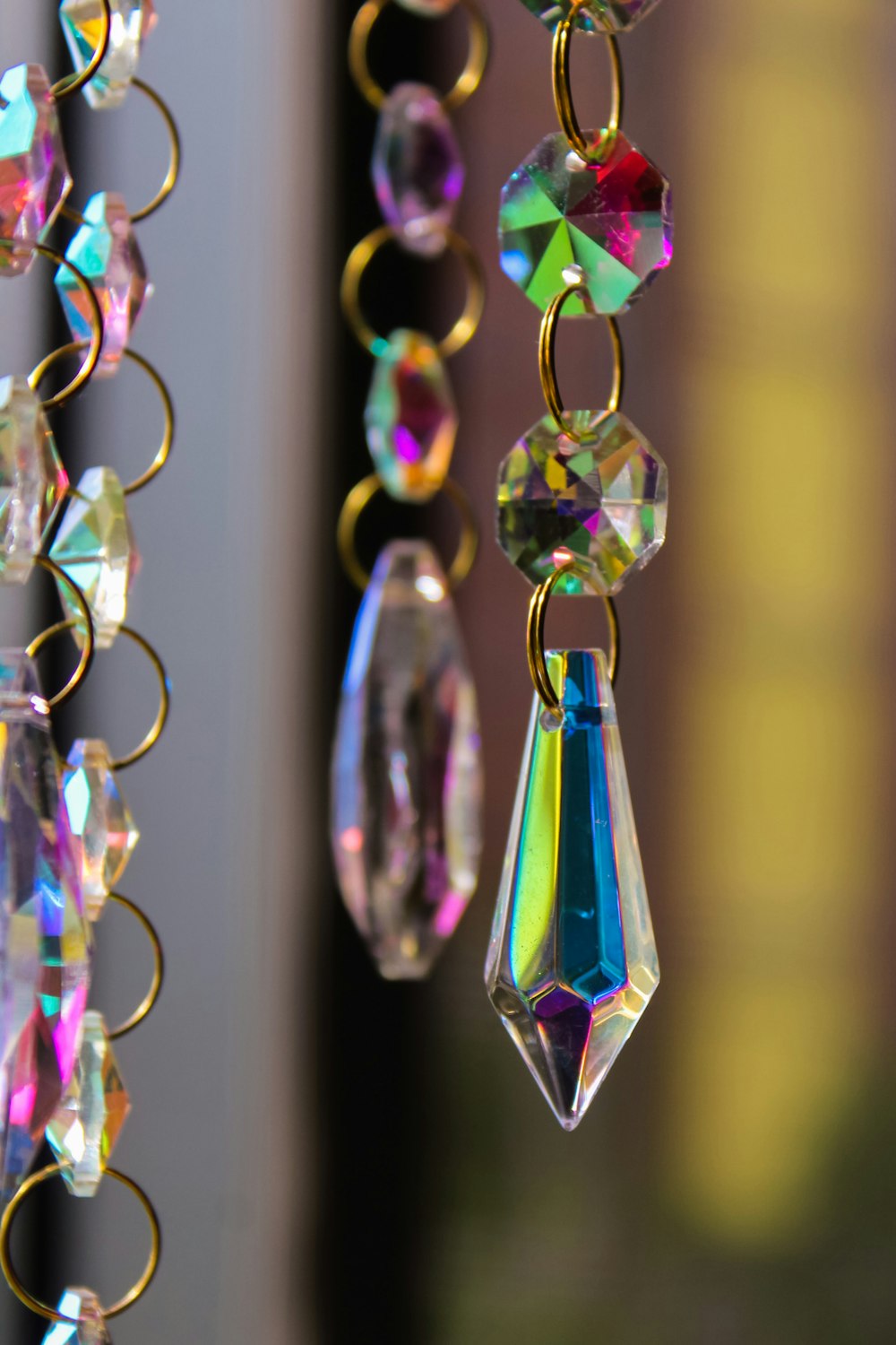 a group of colorful earrings