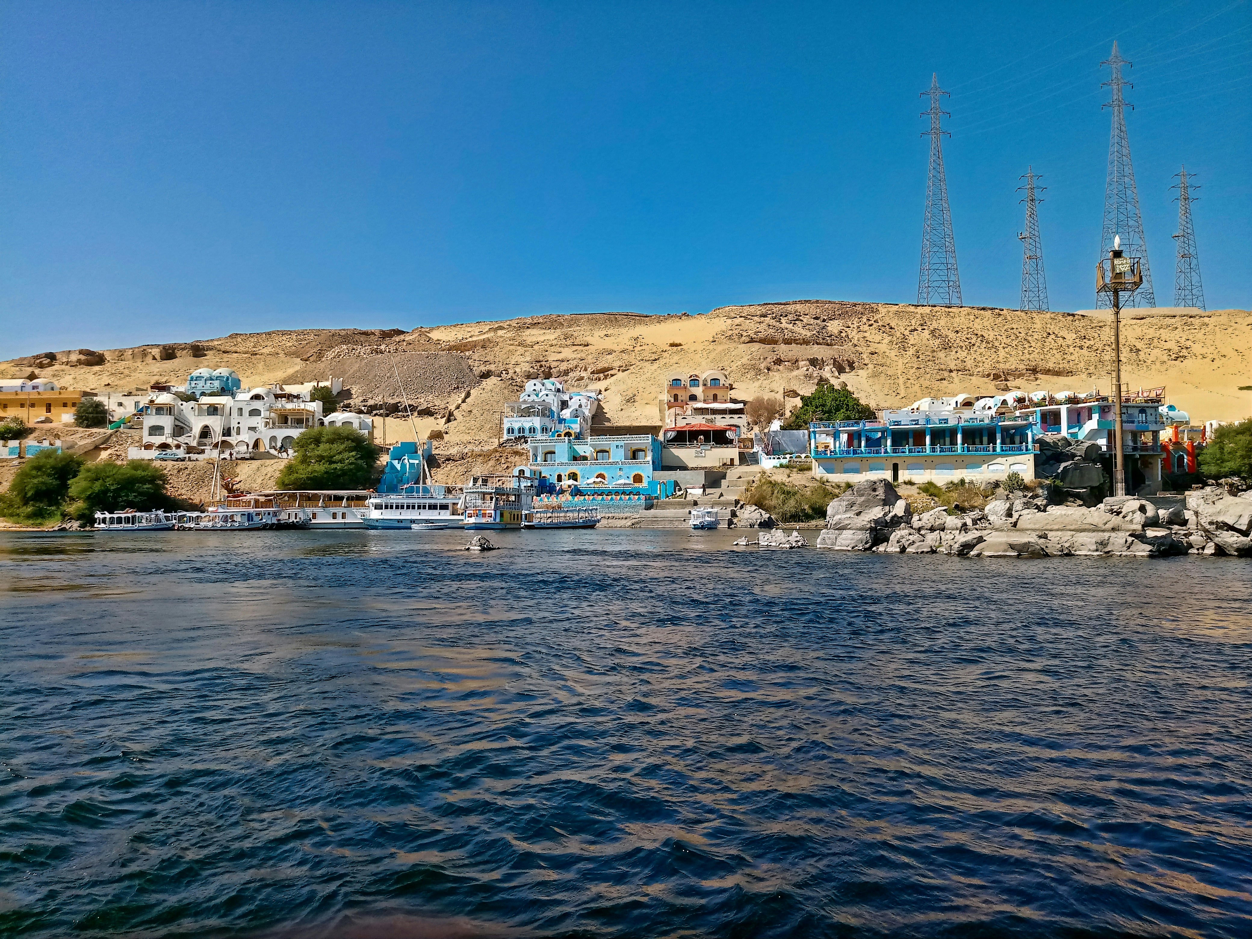 a body of water with buildings along it
