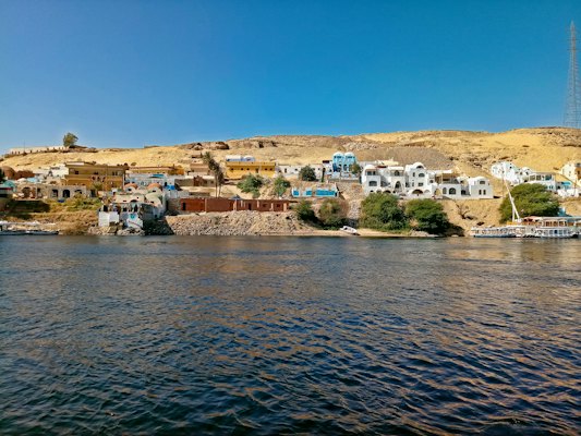A Nubian village on the west bank — Aswan, Egypt