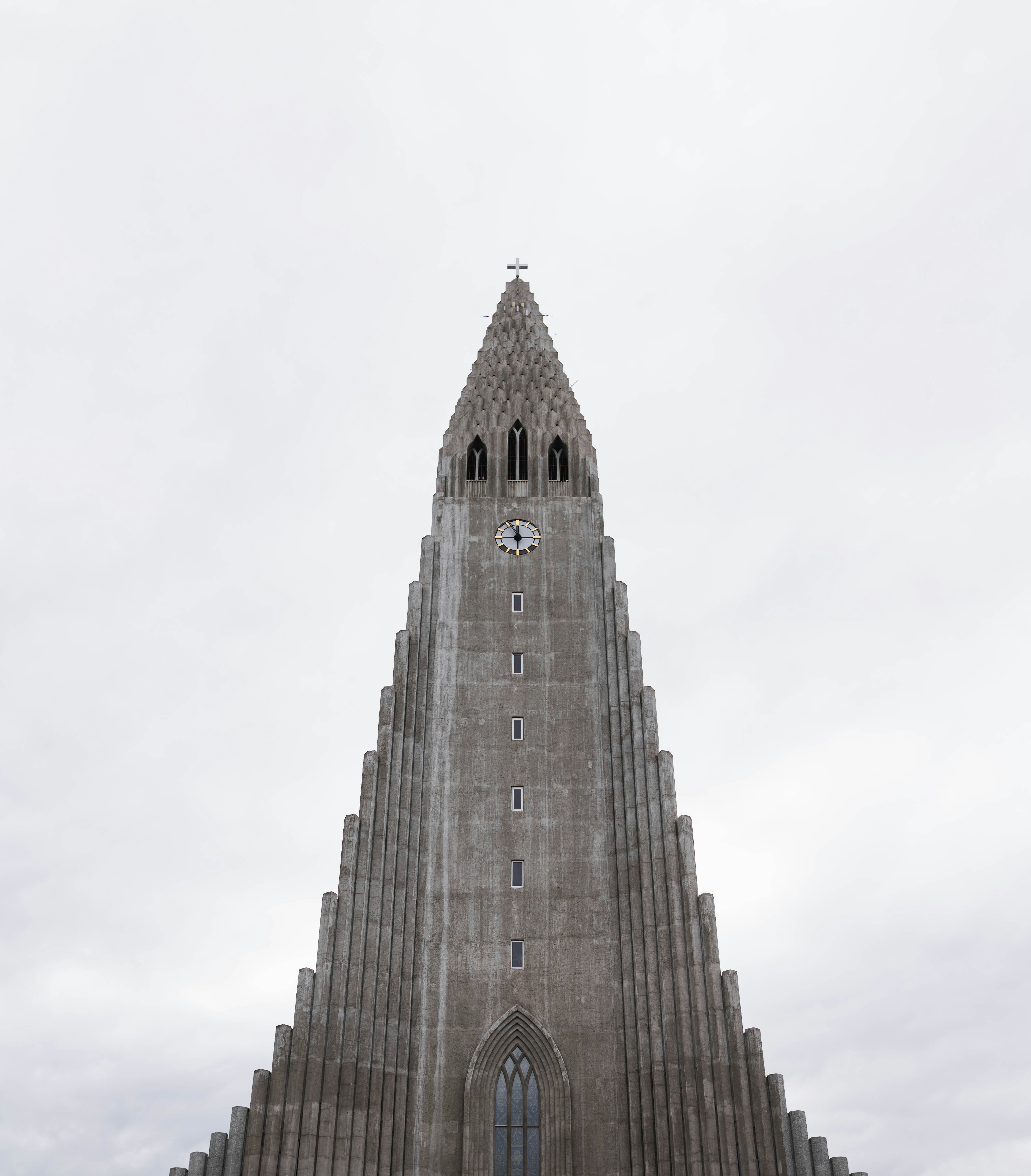 a tall building with a clock on it