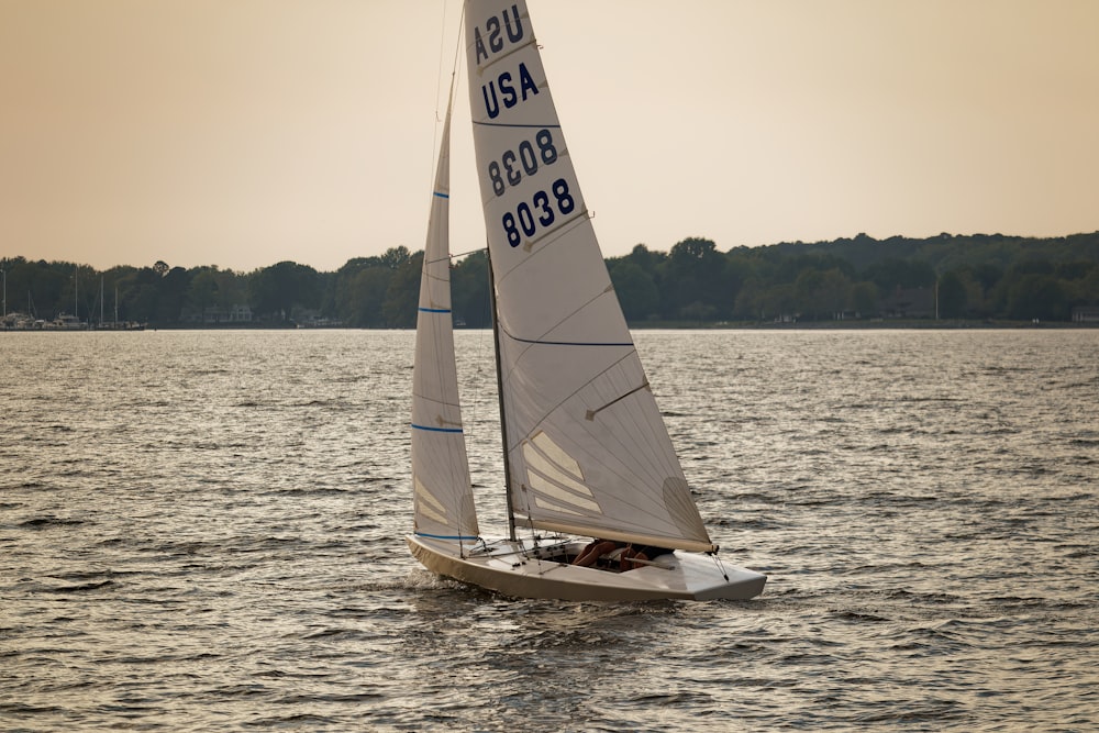 a sailboat on the water