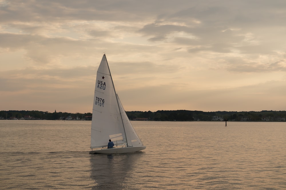 a sailboat on the water