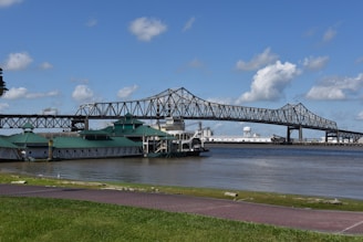 a bridge over a river