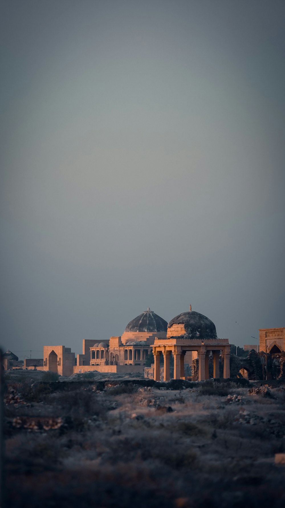 a large building with a dome on top