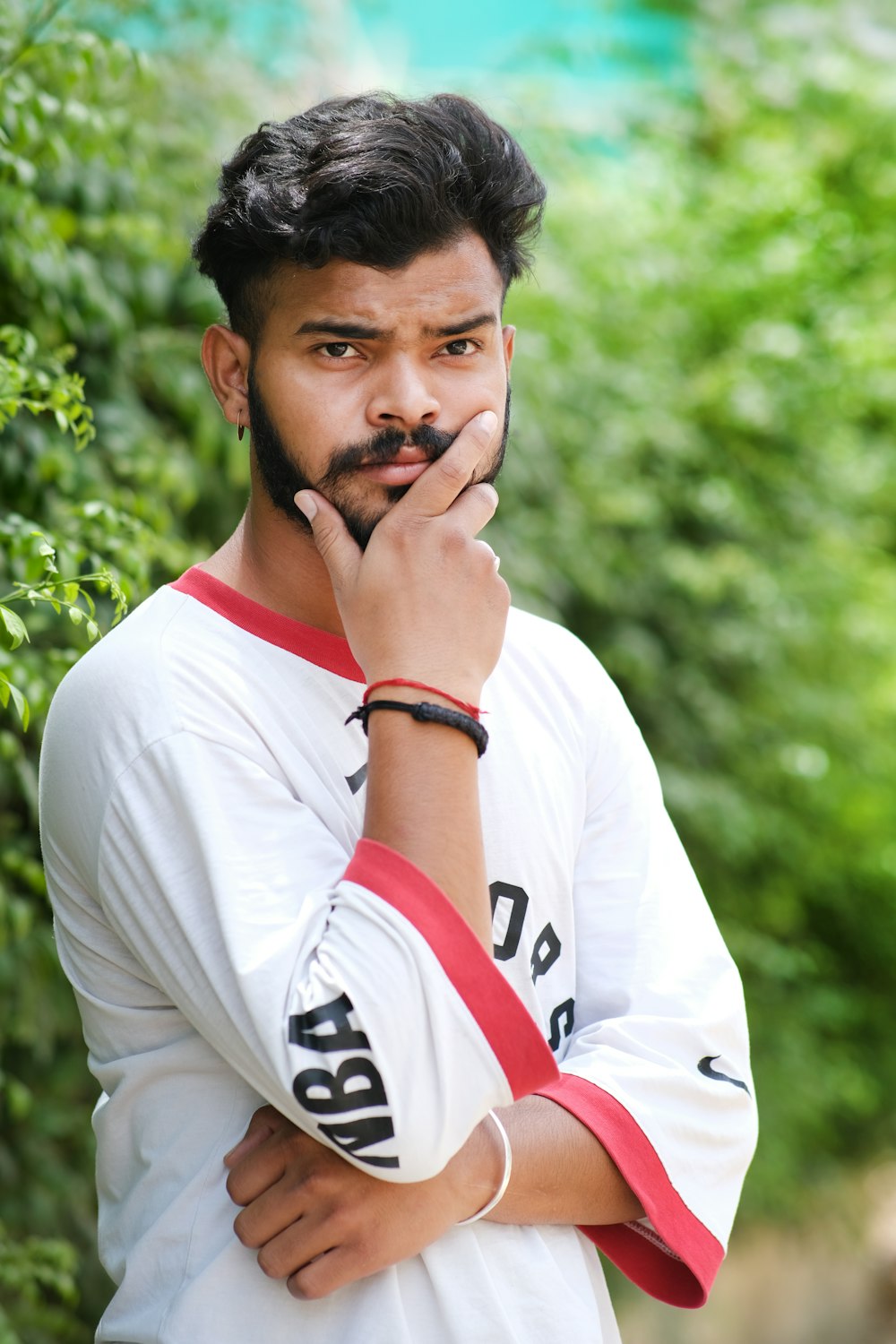 a man with a beard and mustache