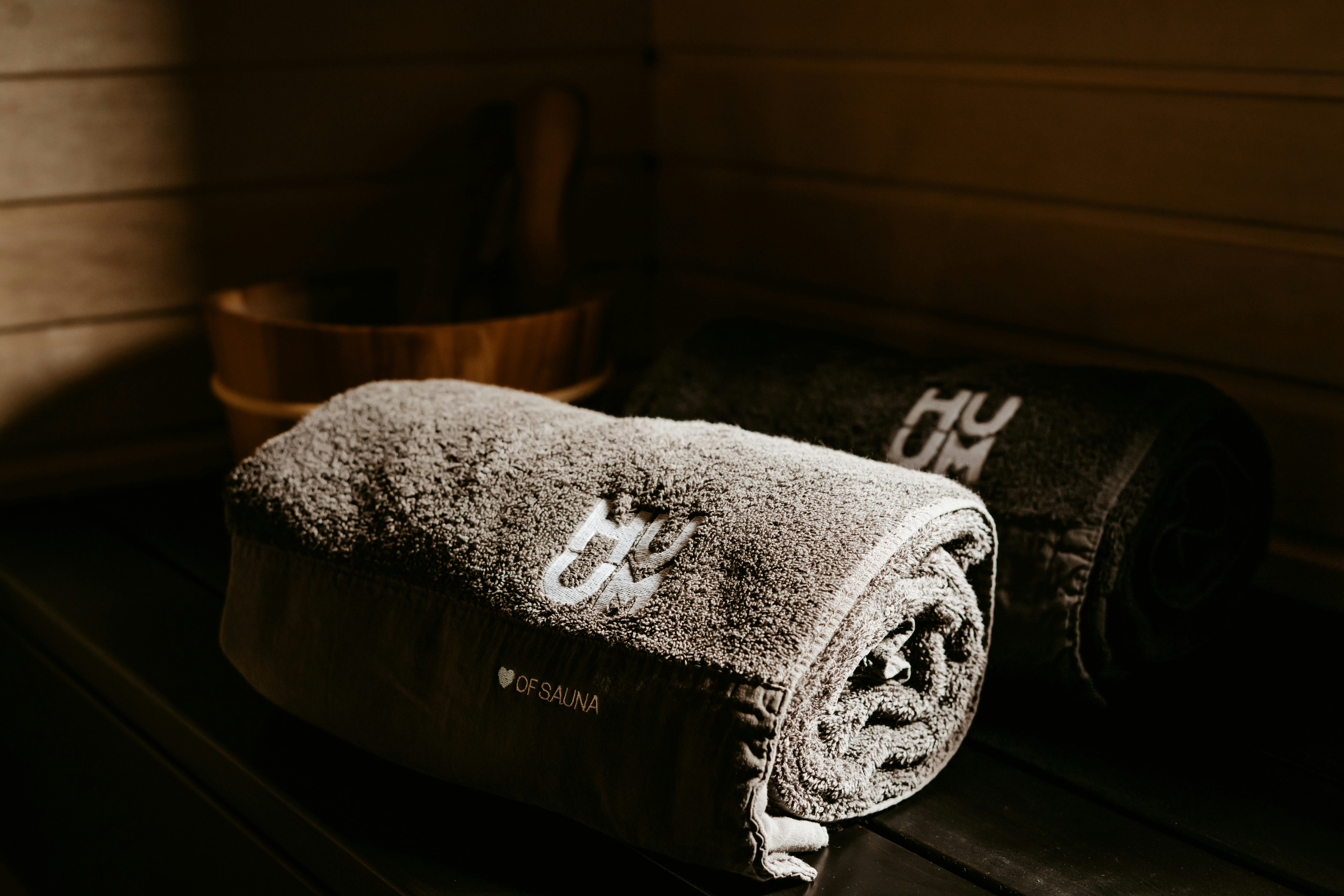 Close up luxury towel