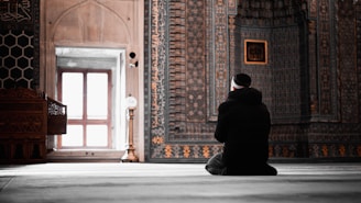 a person sitting on the floor