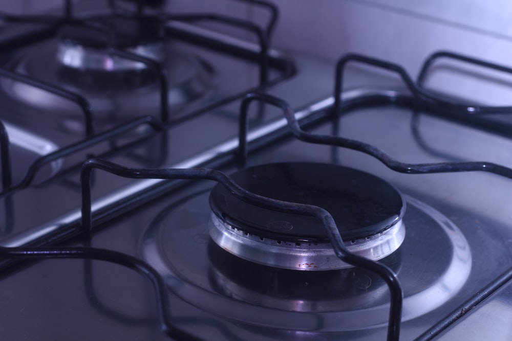 a close-up of a stove top