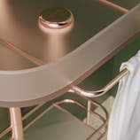 Elegant serving carts showcasing various decorative items.