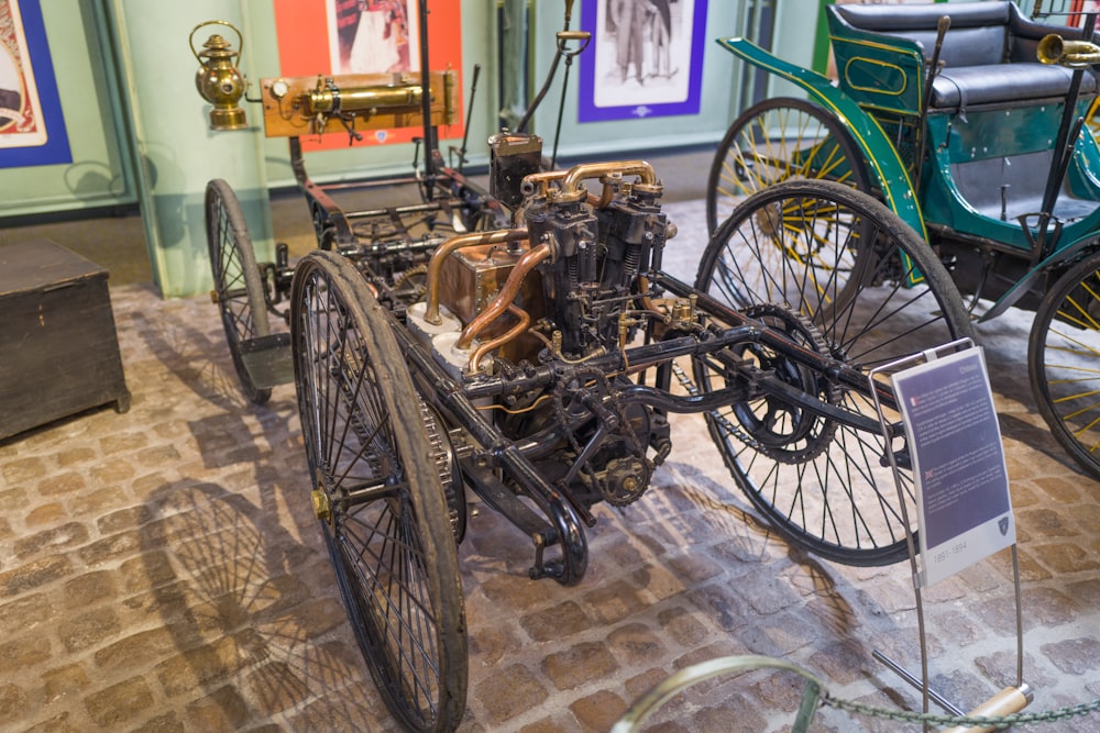 a bike on display