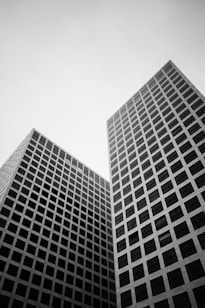 a couple of tall buildings