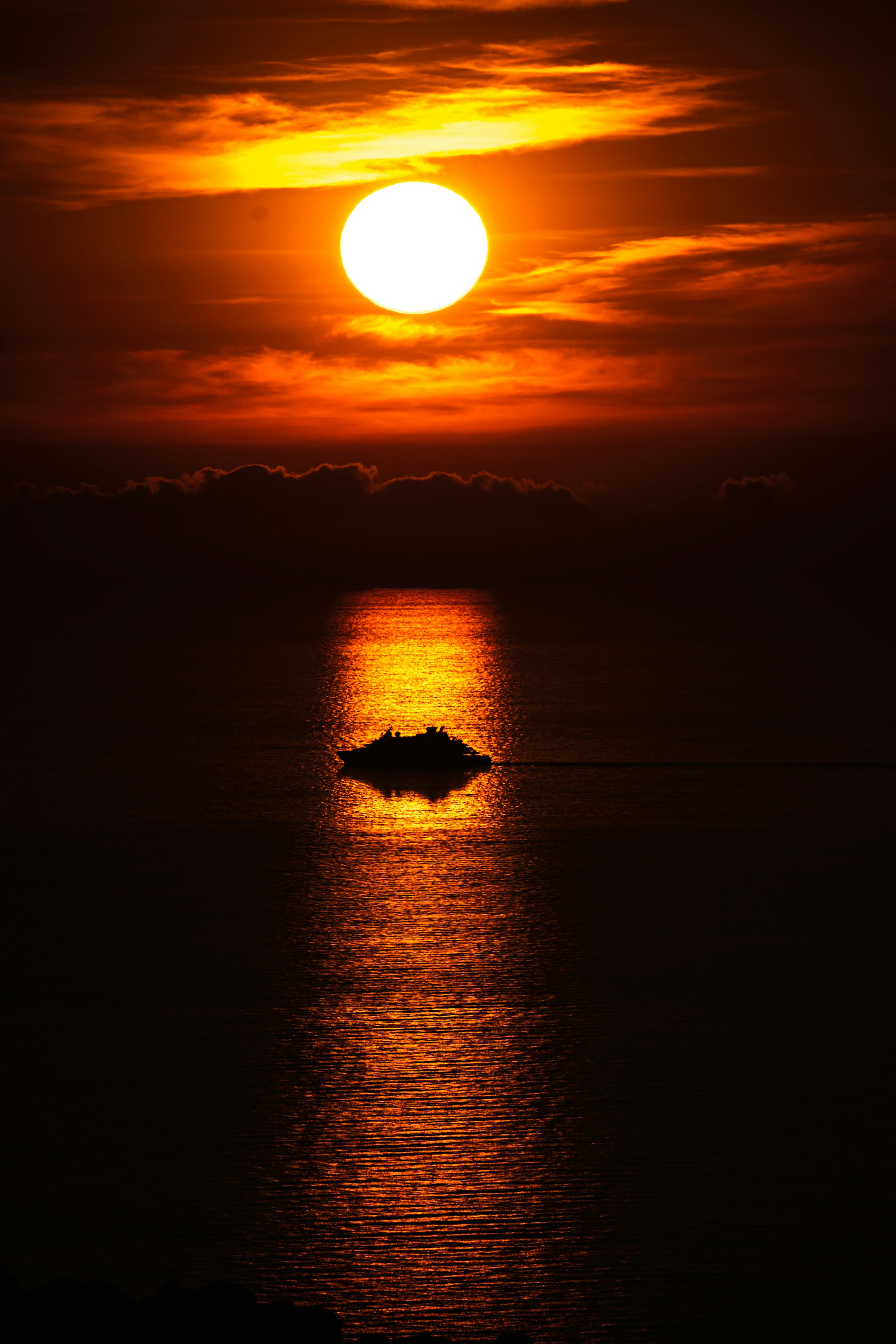 a boat on the water