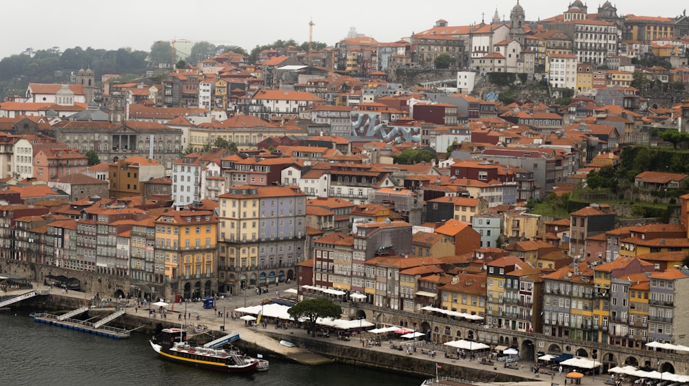 a city with many buildings