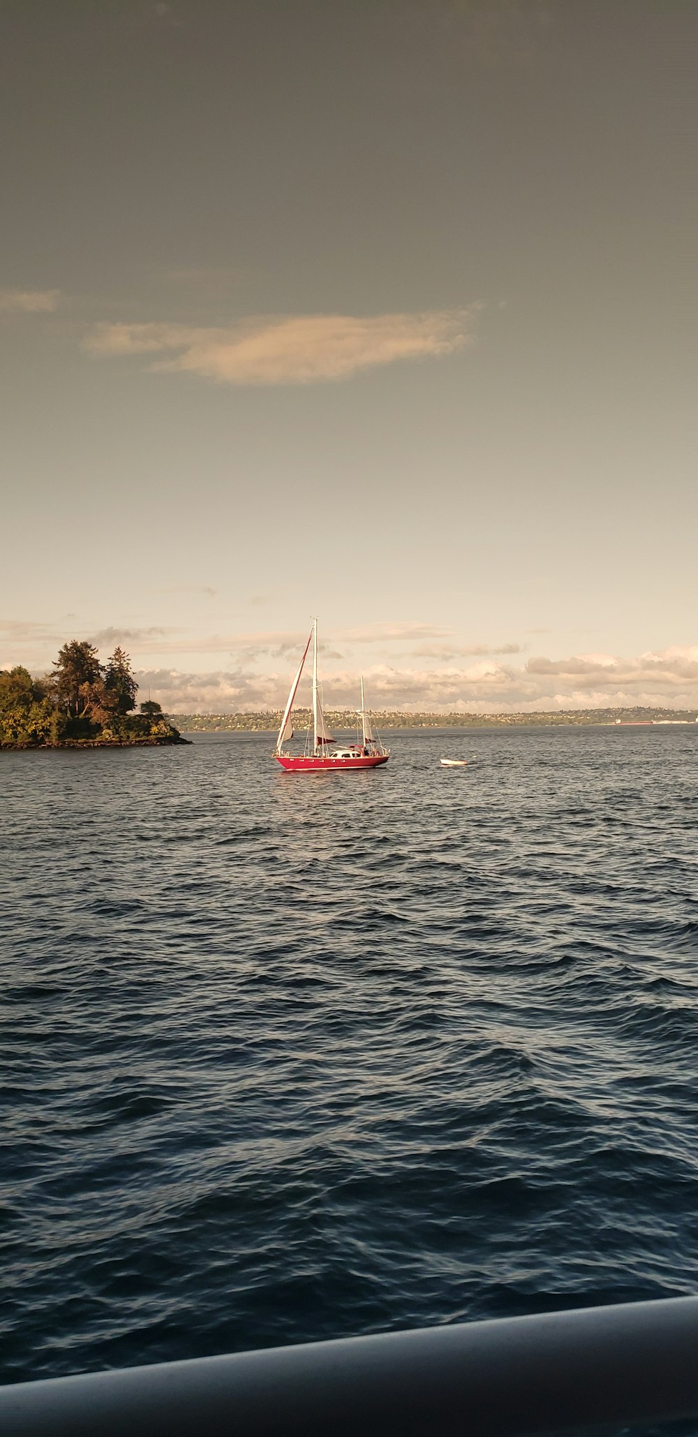 a boat on the water