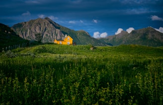 A welcoming Utah home exterior with mountains in the background on a sunny day.
