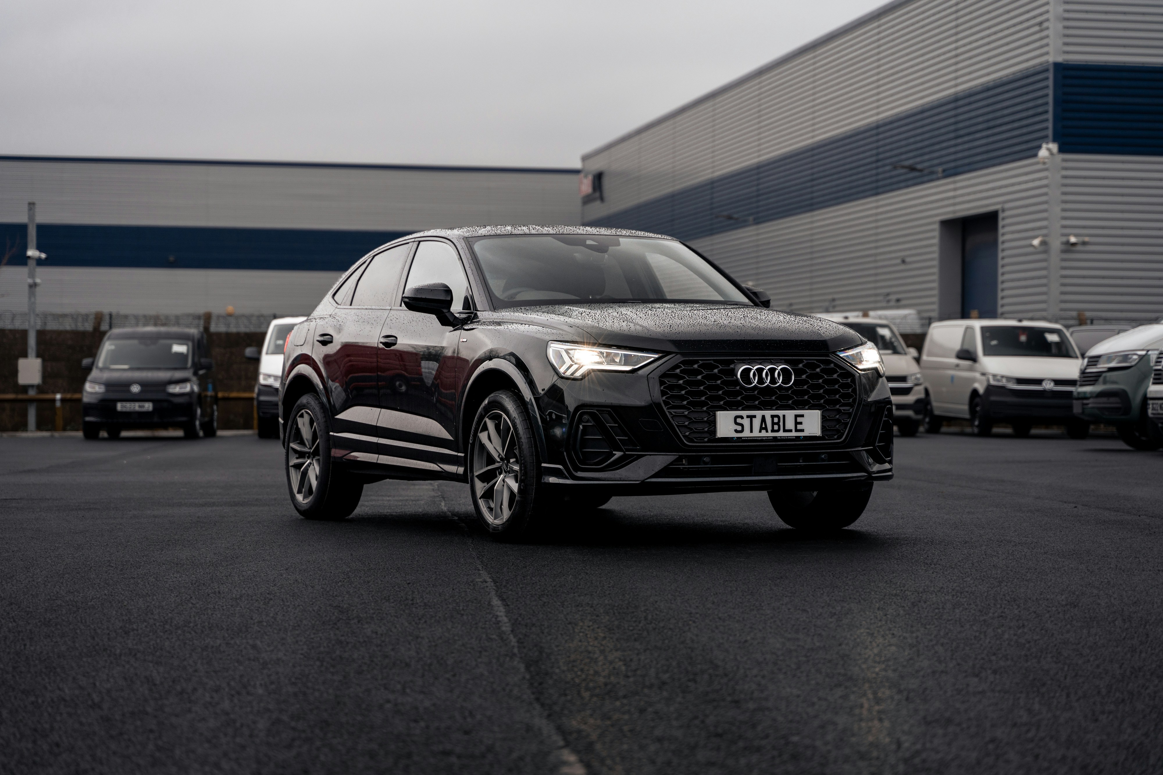 2022 Audi Q3 Sportback in Mythos Black, metallic