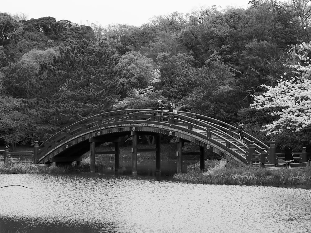 a bridge over a river