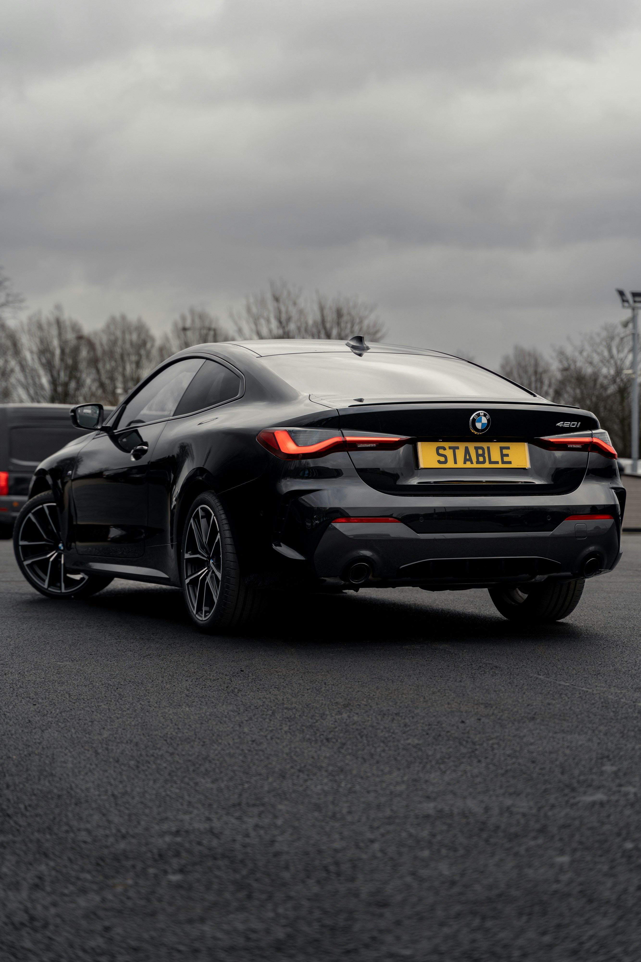 2022 BMW 4 Series 420i M Sport Coupe in black