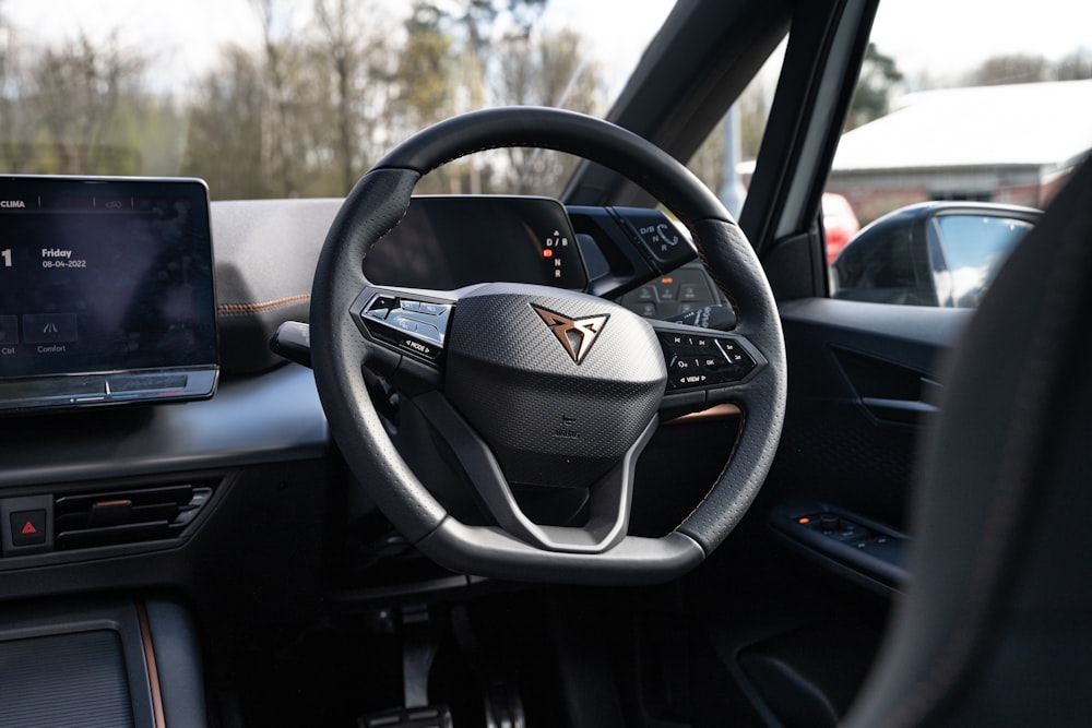 the interior of a car