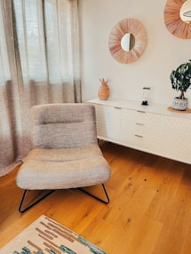 a chair in a room