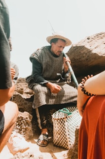a person sitting on a chair