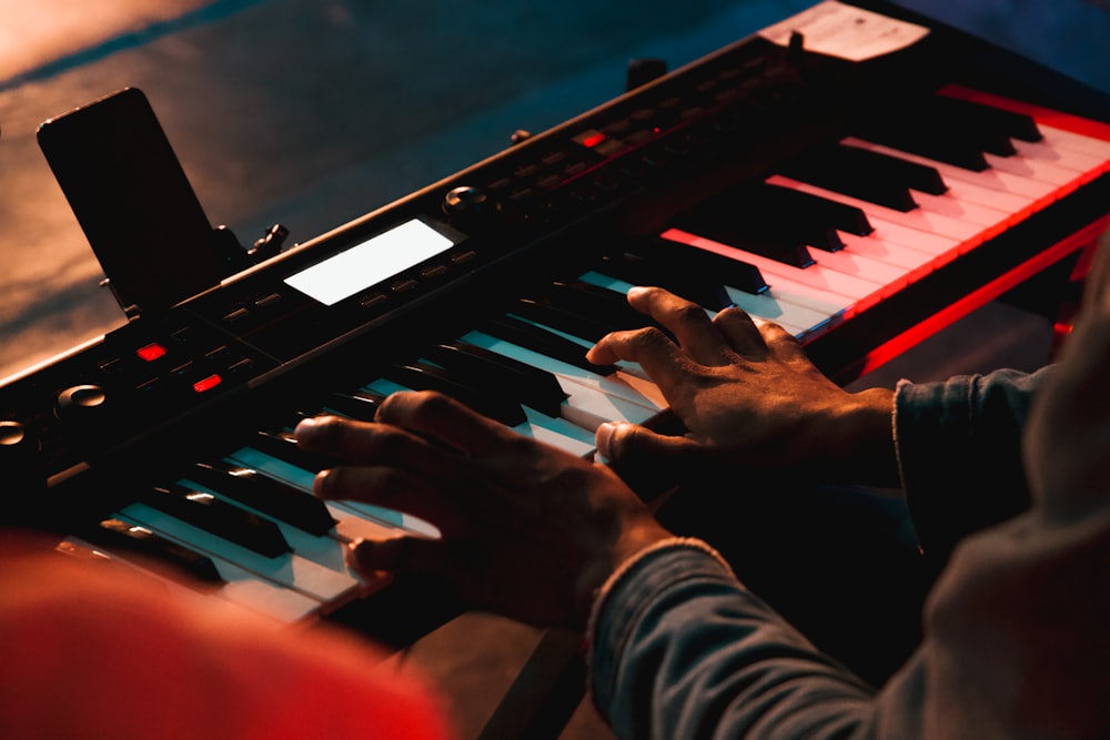 a group of people playing instruments