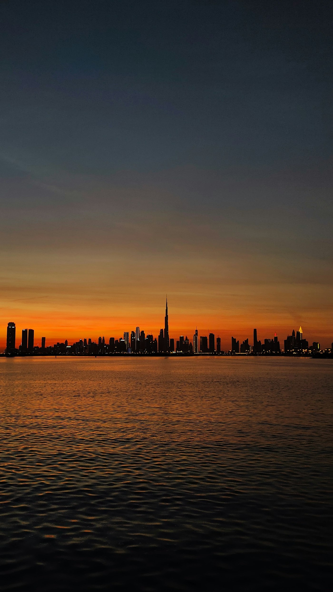 Business Bay Dubai at night