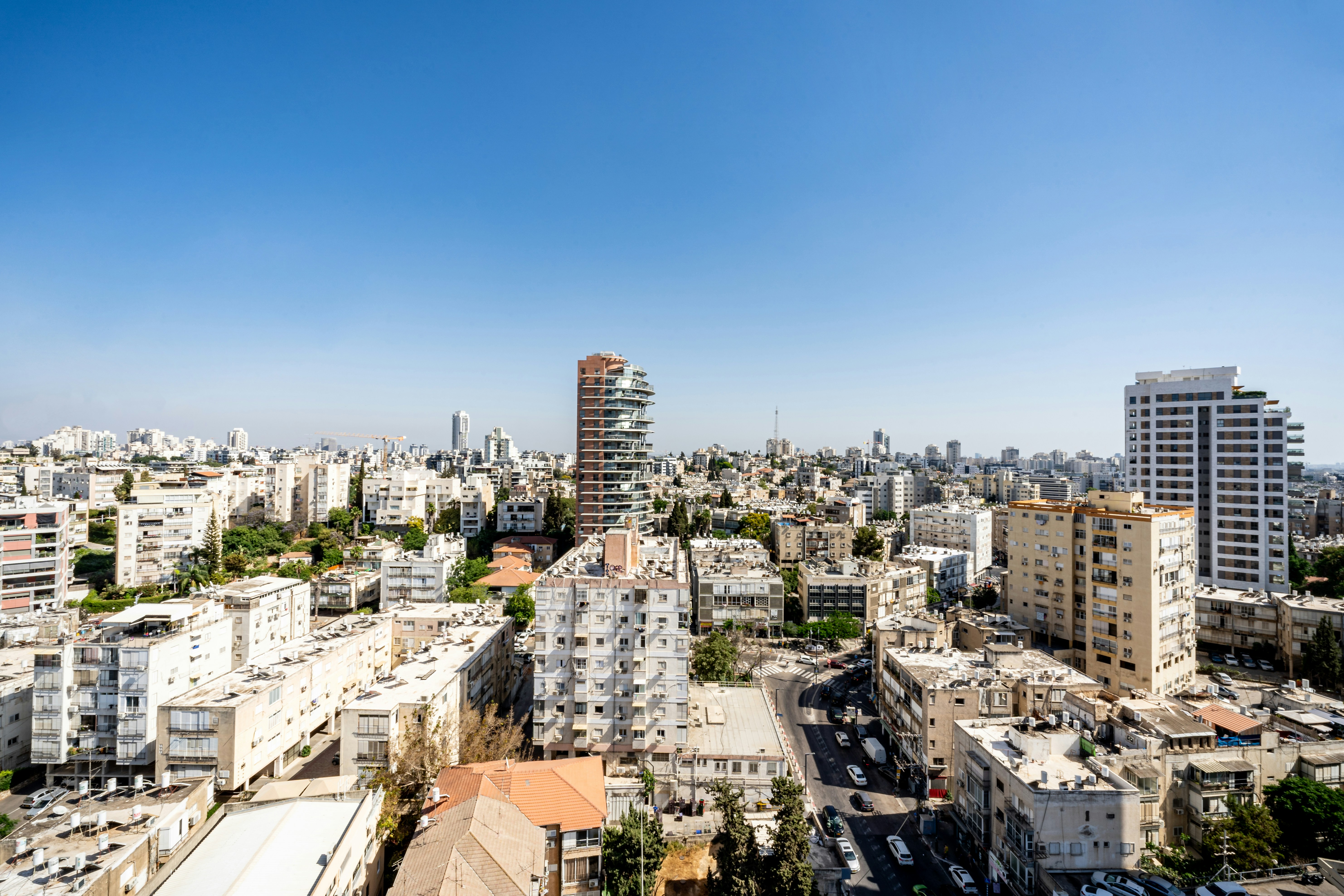 a city with many buildings