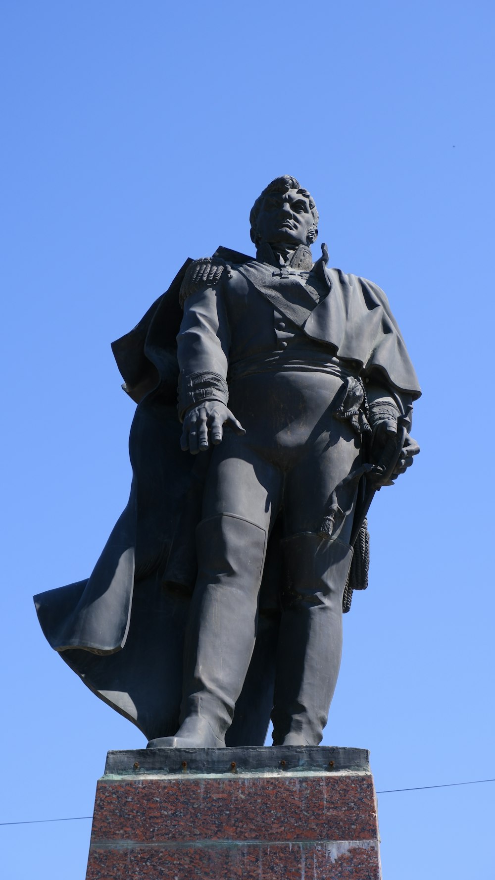 a statue of a man