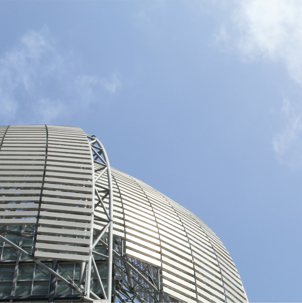 a building with a glass front