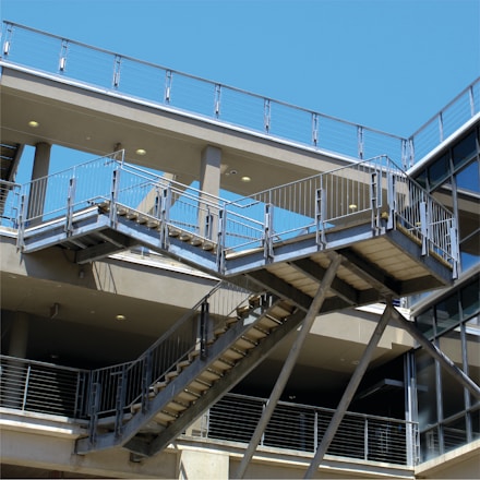 a building with a staircase