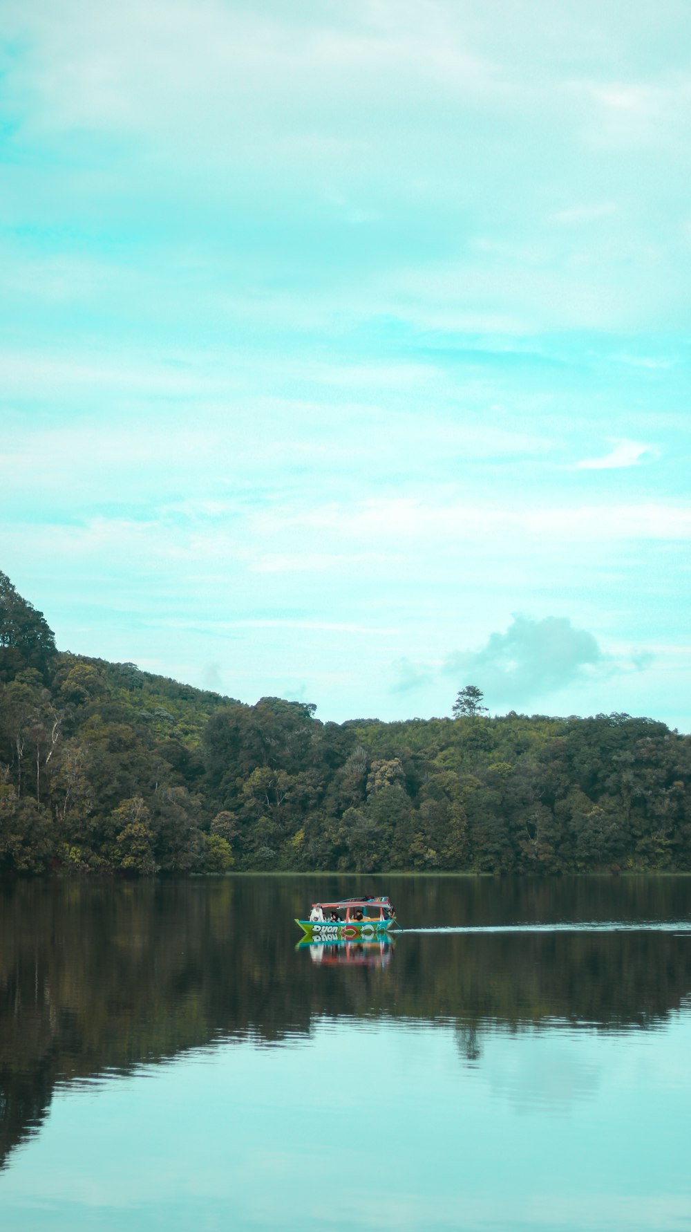 a boat on the water