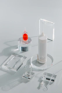 a group of bottles and glasses