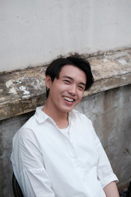 a person smiling for the camera