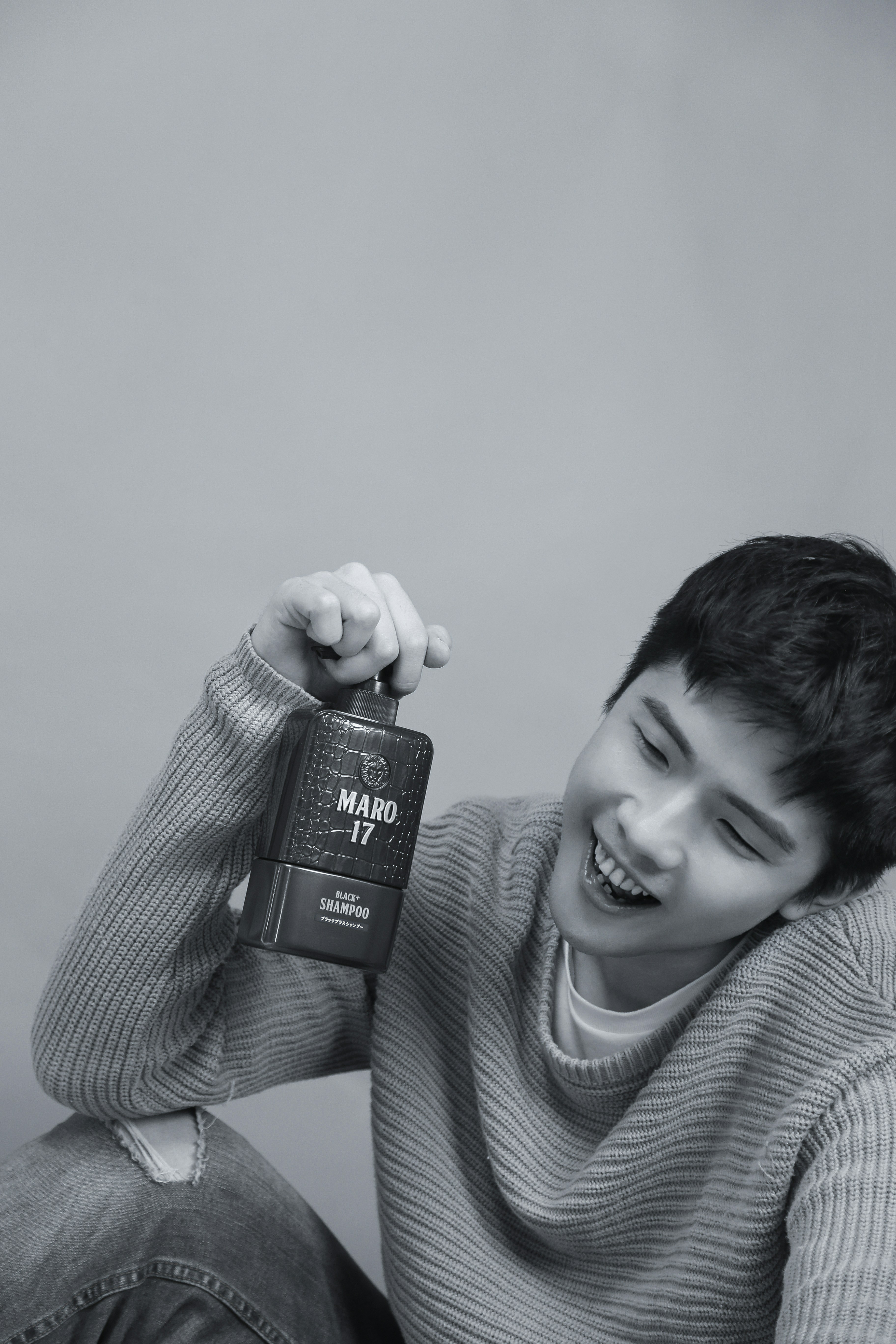 a person holding a watch