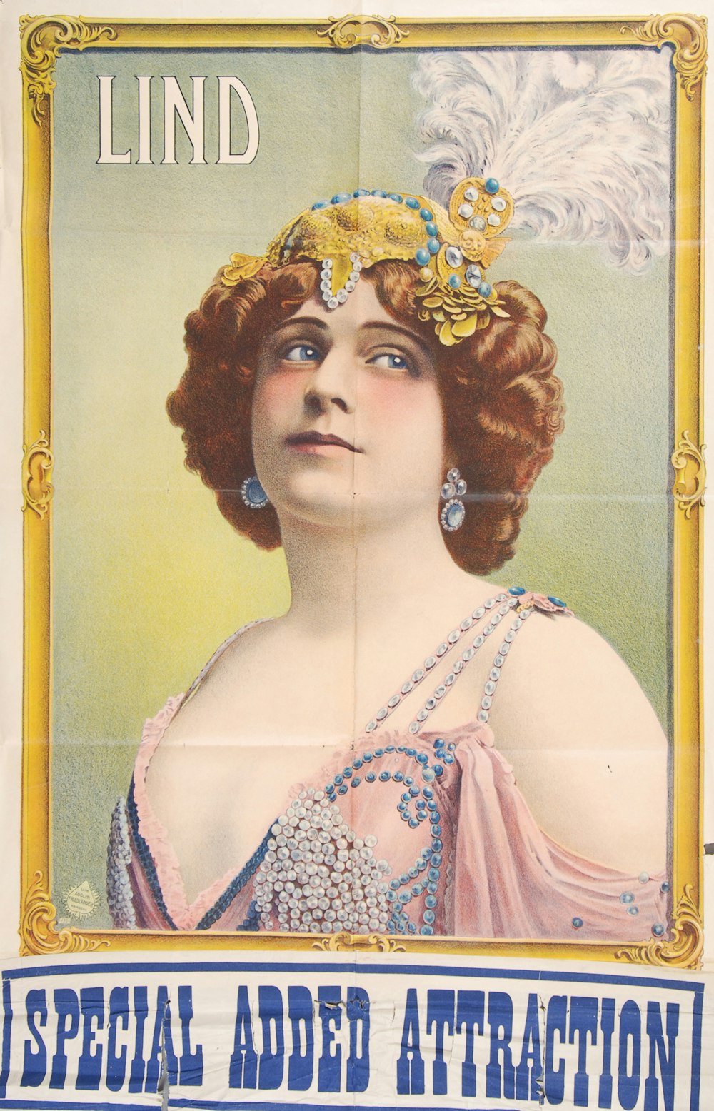 a poster of a woman