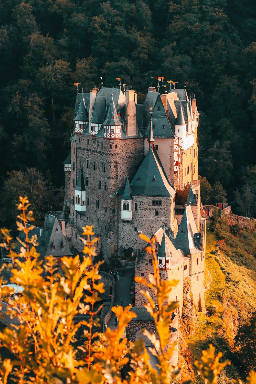 Un château sur une colline