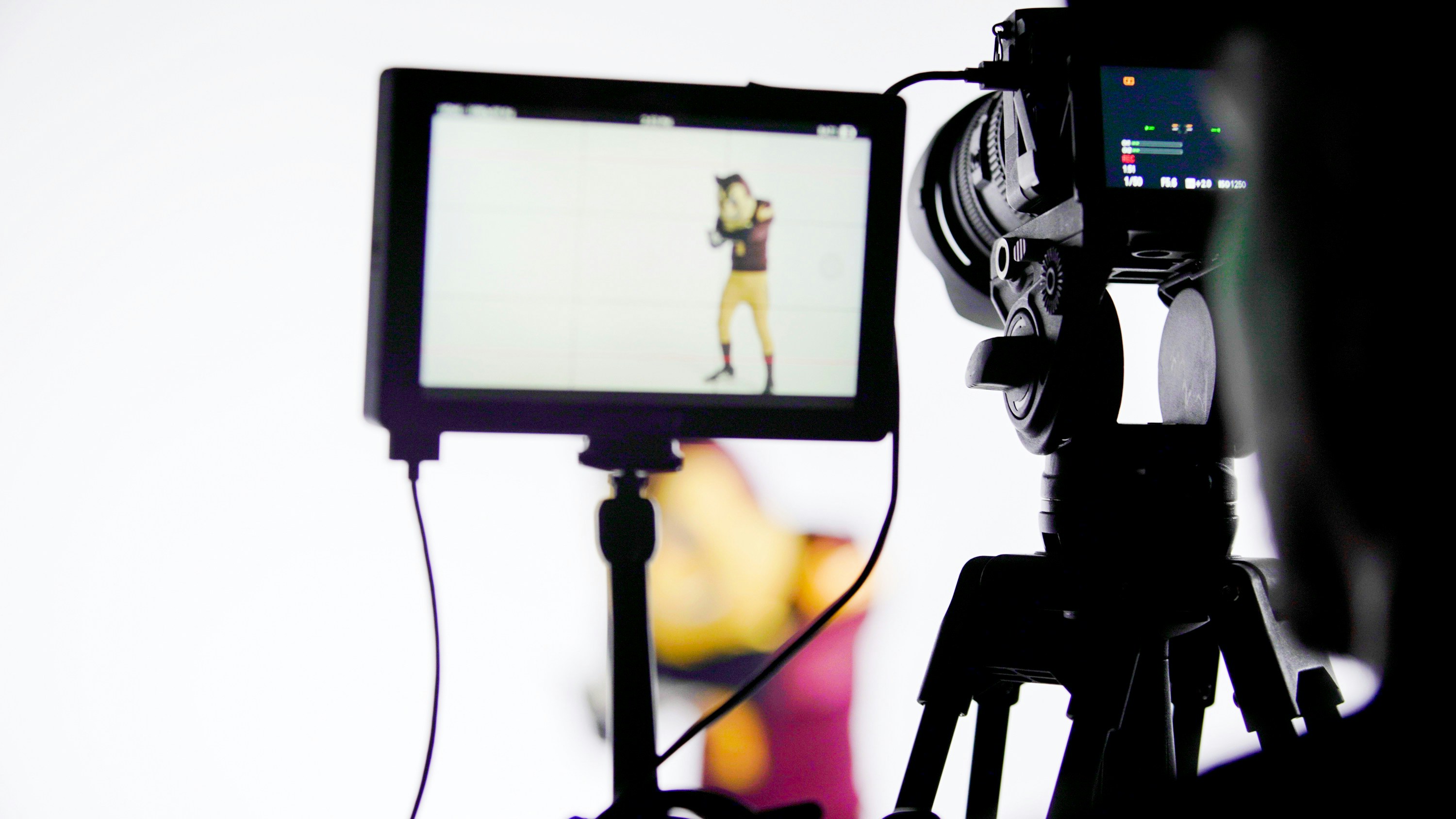 ASU's Sparky the Sun Devil at our Voyage Pro studio in Tempe, Arizona.