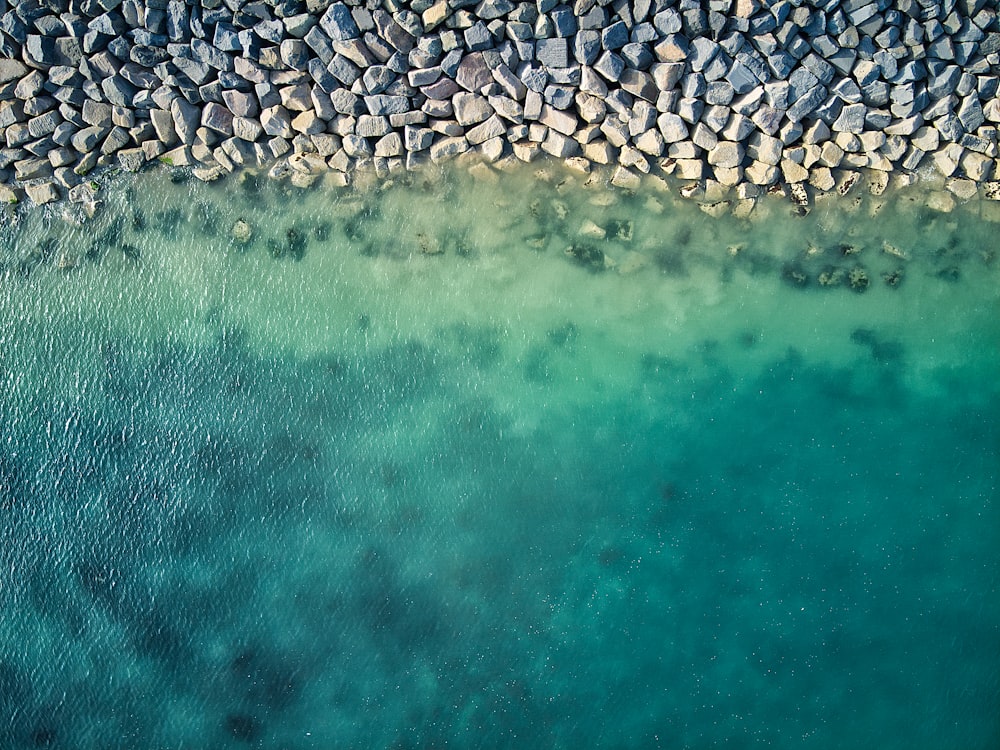 a close-up of a water body