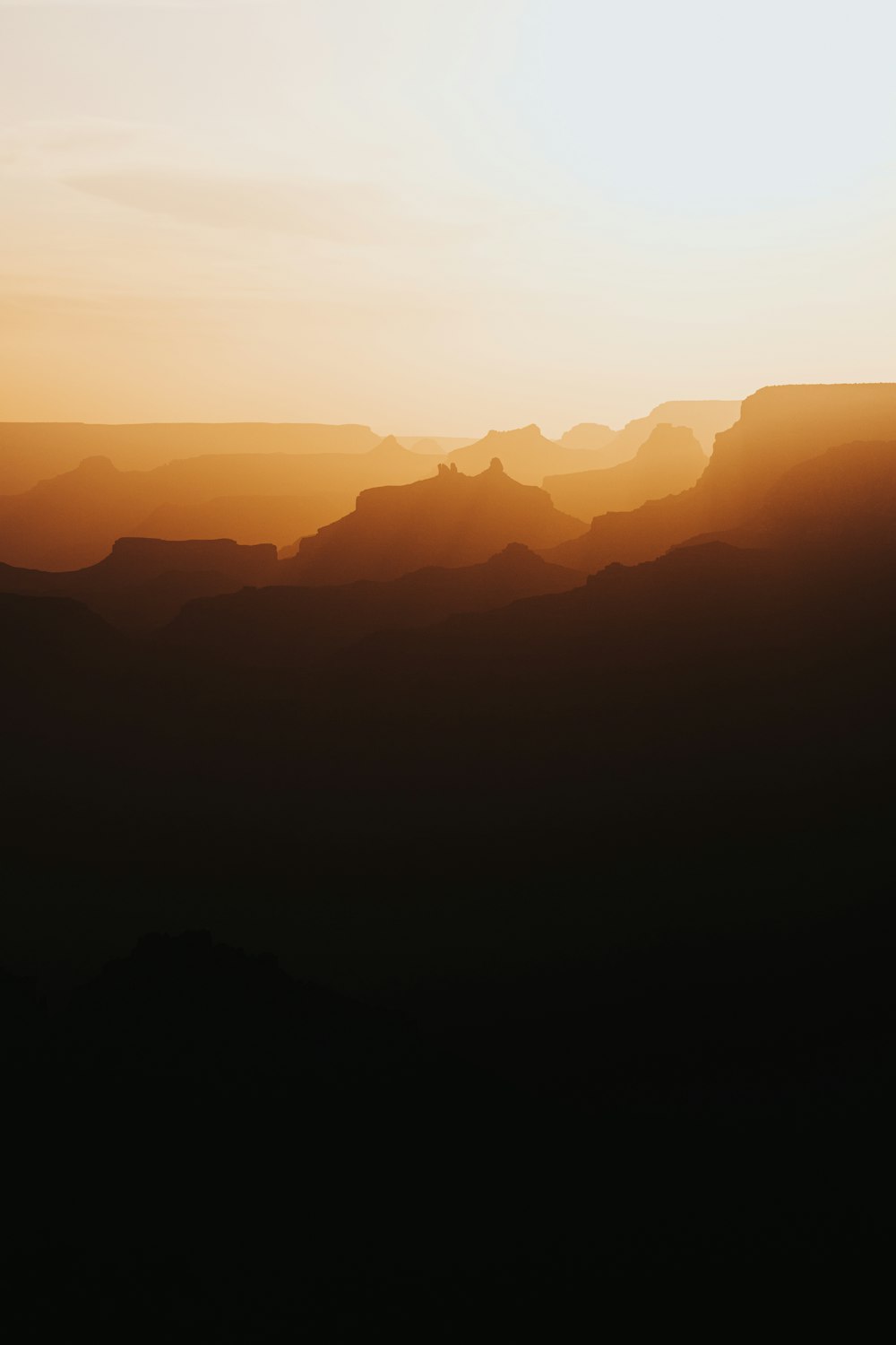 a desert landscape with hills