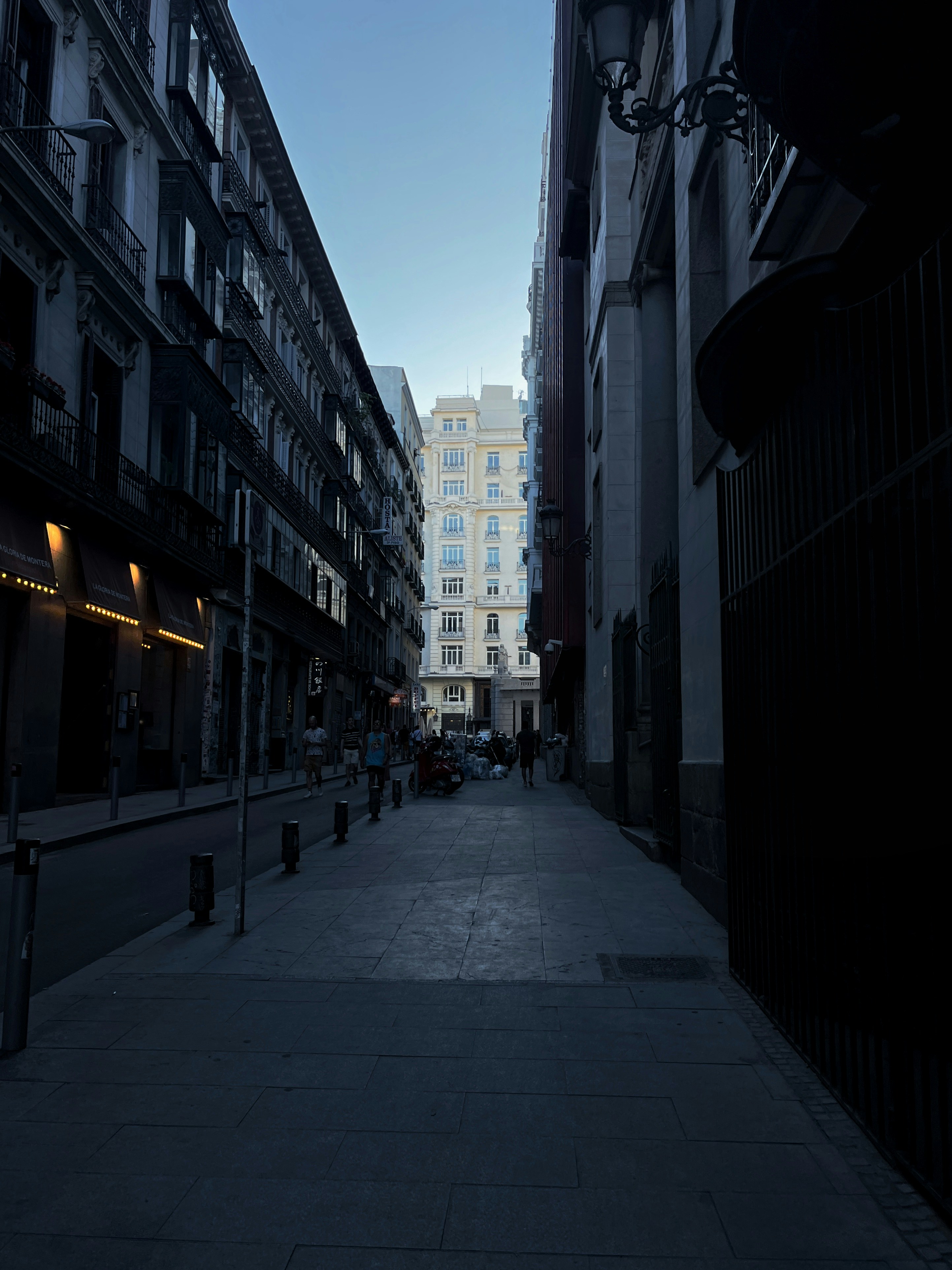 Street at the center of Madrid