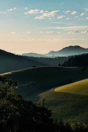 a river running through a valley